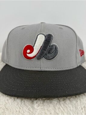 New Era Grey and Black Montreal Expos
